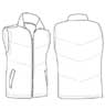  Giacca gilet imbottita Adulto Unisex Valento senza maniche, con tasche e zip lunga intera tinta unita Portland CHVAPOR 748VA10A E3Ssport.it Stampa RicamoE3Ssport  E3S