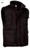 immagine aggiuntiva 4- Giacca gilet imbottita Adulto Unisex Valento senza maniche, zip coperta con velcro, multitasche tinta unita Printer CHVAPRI 748VA3A E3Ssport.it Stampa RicamoE3Ssport  E3S