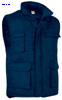 immagine aggiuntiva 6- Giacca gilet imbottita Adulto Unisex Valento senza maniche, zip coperta con velcro, multitasche tinta unita Printer CHVAPRI 748VA3A E3Ssport.it Stampa RicamoE3Ssport  E3S