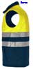  Giacca gilet smanicato Alta visibilità imbottito impermeabile Adulto Unisex Valento zip cerniera lunga, con tasche con inserti e bande catarinfrangenti riflettenti alta visibilità Highway CHVAHIG 748VA5A E3Ssport.it Stampa RicamoE3Ssport  E3S