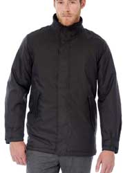  Parka imbottito Uomo  B&C interno pile, con tasche, con cappuccio tinta unita CJM970 Real + Men 753BC1A E3Ssport.it Stampa RicamoE3Ssport  E3S