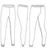  Sotto pantalone lungo intimo in pile termico Adulto Unisex Valento elastico in vita, ghette staffe alle caviglie tinta unita Astun PAVAAST 783VA2A E3Ssport.it Stampa RicamoE3Ssport  E3S