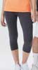 immagine aggiuntiva 1- Legging Pantalone 3/4 pinocchietto sportivo elasticizzato calzamaglia Donna Black Spider elastico in vita etichetta strappabile, tinta unita BSW461 Women 3/4 Leggins 784BS1D E3Ssport.it Stampa RicamoE3Ssport  E3S