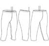  Pantalone 3/4 pinocchietto sportivo elasticizzato calzamaglia Adulto Unisex Valento elastico in vita con cordoncino regolabile, tasca interna tinta unita Jump MAVAJUM 784VA3A E3Ssport.it Stampa RicamoE3Ssport  E3S