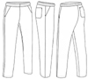 immagine aggiuntiva 1- Pantalone infermiere cucina lavoro leggero misto Adulto Unisex Valento con tasche, elastico in vita tinta unita, senza bottoni o zip Stanford PAVASTA 804VA4A E3Ssport.it Stampa RicamoE3Ssport  E3S