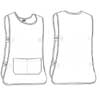  Pettorina lavoro leggera mista, senza maniche Adulto Unisex Valento con tascone separato, elastici e bottoni laterali tinta unita Wiper PTVAWIP 805VA4A E3Ssport.it Stampa RicamoE3Ssport  E3S