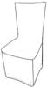  Nastro decorazione sedia con fiocco Valento con orlo tinta unita Throne FDVATHR 89x38 823VA11U E3Ssport.it Stampa RicamoE3Ssport  E3S