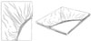 &nbsp;Lenzuolo sotto&nbsp;Valento&nbsp;con angoli con elastico&nbsp;tinta unita&nbsp;Atlantic SAVAATL 90x200 105x200 135x200 150x200 180x200 cm&nbsp;823VA17U&nbsp;E3Ssport.it Stampa RicamoE3Ssport  E3S
