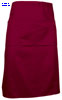  Grembiule lungo falda barista misto Adulto Unisex Valento con tasca multipla e lacci in vita tinta unita Cabernet DEVACAB 65x70 cm 826VA2A E3Ssport.it Stampa RicamoE3Ssport  E3S