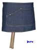  Grembiule corto davantino barista in cotone jeans Adulto Unisex Valento con tasca multipla e lacci in vita tinta unita Dunton DEVADUN 58x31 826VA4A E3Ssport.it Stampa RicamoE3Ssport  E3S