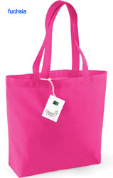  Borsa shopper in cotone organico Westford Mill manici lunghi, soffietti laterali Organic Cotton Shopper W180 32x35x12 cm 831MW1U E3Ssport.it Stampa RicamoE3Ssport  E3S