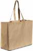 borsa shopper cotone e cartoncino ampia con soffietti manico lungo 831NA13U E3Ssport  E3S