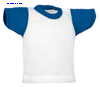  Mini T-Shirt maglietta maniche corte poliestere Valento girocollo con cuciture laterali bicolore, stampabile in sublimazione Minicamiseta CAVAMIN 871VA1U E3Ssport.it Stampa RicamoE3Ssport  E3S