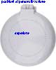 immagine aggiuntiva 1- Specchietto con spazzola tascabile DL con coperchio apribile tinta unita 65x34 mm 875DL4G E3Ssport.it Stampa RicamoE3Ssport  E3S