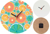 immagine aggiuntiva 2- Orologio da parete DN in legno personalizzato con stampa UV quadricromia 15x22 | 22x22 | 22x22 cm 875DN1G E3Ssport.it Stampa RicamoE3Ssport  E3S