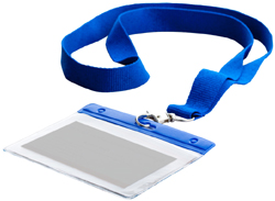 Lanyard Nastro portabadge con moschettone 880DL1G neutro o stampato