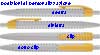immagine aggiuntiva 1- Penna in plastica DL con clip, chiusura a scatto con inserti 10x138 890DL13G E3Ssport.it Stampa RicamoE3Ssport  E3S