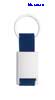 immagine aggiuntiva 8- Portachiavi con anello DL in metallo e tessuto tinta unita 28x65x4 894DL8G E3Ssport.it Stampa RicamoE3Ssport  E3S