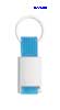 immagine aggiuntiva 9- Portachiavi con anello DL in metallo e tessuto tinta unita 28x65x4 894DL8G E3Ssport.it Stampa RicamoE3Ssport  E3S