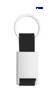 immagine aggiuntiva 11- Portachiavi con anello DL in metallo e tessuto tinta unita 28x65x4 894DL8G E3Ssport.it Stampa RicamoE3Ssport  E3S