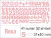 immagine aggiuntiva 4- Stampa transfer E3Ssport caratteri da termotrasferire H 4 cm Lettere Numeri Simboli 908ES1U E3Ssport.it Stampa RicamoE3Ssport  E3S