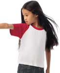 maglietta t-shirt bicolore bambino