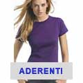 maglietta t-shirt donna aderente