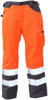 Pantaloni bicolore alta visibilità con bande rifrangenti