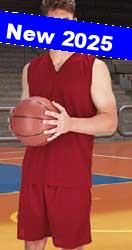  Completo basket maglia+pantaloncino smanicato senza maniche Adulto e Bambino Valento scollo V, cuciture laterali tinta unita Houston CDVAHOU 163VA1T E3Ssport.it Stampa RicamoE3Ssport  E3S