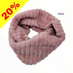 sciarpa anello donna Gai Mattiolo linea F 204 tessuto coste 375GM2D