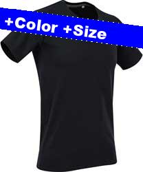  Maglietta T-Shirt maniche corte Uomo  Stedman girocollo, elasticizzata Star Clive ST9600 600SD4A E3Ssport.it Stampa RicamoE3Ssport  E3S