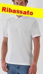 Polo Maglietta B&C CPUI10 ID001 manica corta uomo unisex 610BC3A