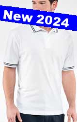 Polo rigata SottoZero unisex uomo manica corta 610SZ5A