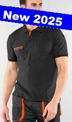 Polo rigata SottoZero unisex uomo manica corta 610SZ7A
