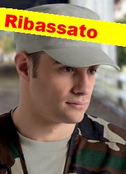  Berretto Cappellino stile militare Adulto Unisex Valento visiera curva, regolazione posteriore con velcro tinta unita Army GOVAARM 618VA10A E3Ssport.it Stampa RicamoE3Ssport  E3S