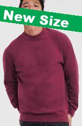 Felpa raglan Russell girocollo uomo unisex 625JZ1A