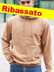  Felpa cappuccio Adulto Unisex AWDis felpata con polsi e fondo costina, tascone marsupio etichetta strappabile, tinta unita College Hoodie JH001 626AW1A E3Ssport.it Stampa RicamoE3Ssport  E3S