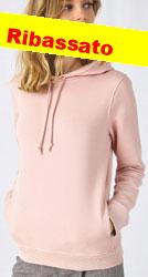 Felpa cotone organico B&C CWW34B Inspire Hooded cappuccio donna felpata 626BC3D