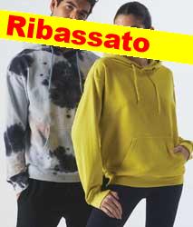  felpa cappuccio leggera Adulto Unisex RnR Rock and Roll non felpata sgarzata con polsi e fondo costina, tascone marsupio tintura effetto Tie Dye, tinta unita, etichetta strappabile Genderless RNR30 Patos 626NR1A E3Ssport.it Stampa RicamoE3Ssport  E3S