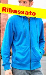  Felpa Organica Ecosostenibile Adulto Unisex Daiber non felpata sgarzata con cappuccio con zip cerniera lunga e tasche etichetta strappabile, tinta unita JN8026 Mens Zip Hoody 628JN1A E3Ssport.it Stampa RicamoE3Ssport  E3S