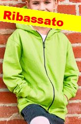  Felpa Organica Ecosostenibile Bambino Unisex Daiber non felpata sgarzata con cappuccio con zip cerniera lunga e tasche etichetta strappabile, tinta unita JN8026K Childrens Zip Hoody 628JN1B E3Ssport.it Stampa RicamoE3Ssport  E3S