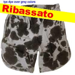Pantaloncino felpa Tie Dye Rock and Roll RNR60 Genderless terry shorts 630NR2A