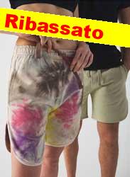 Pantaloncino felpa Tie Dye Rock and Roll RNR60 Genderless Rosarito 630NR2A