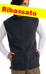 MicroPile gilet smanicato zip lunga Stedman uomo unisex 633SD1A