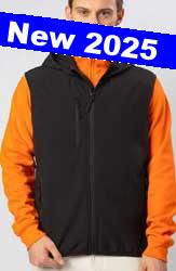 Gilet giacca tecnica softshell adulto Black Spider BS556 Rainy S/L 725BS1A