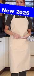 Grembiule cucina pettorina ampia tasca Valento Zucchini DEVAZUC cuoco 824VA10A
