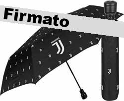  Ombrello mini portatile Adulto Unisex Juventus automatico, manico in plastica, fusto metallo con custodia in tessuto 15214 877JJ1U E3Ssport.it Stampa RicamoE3Ssport  E3S